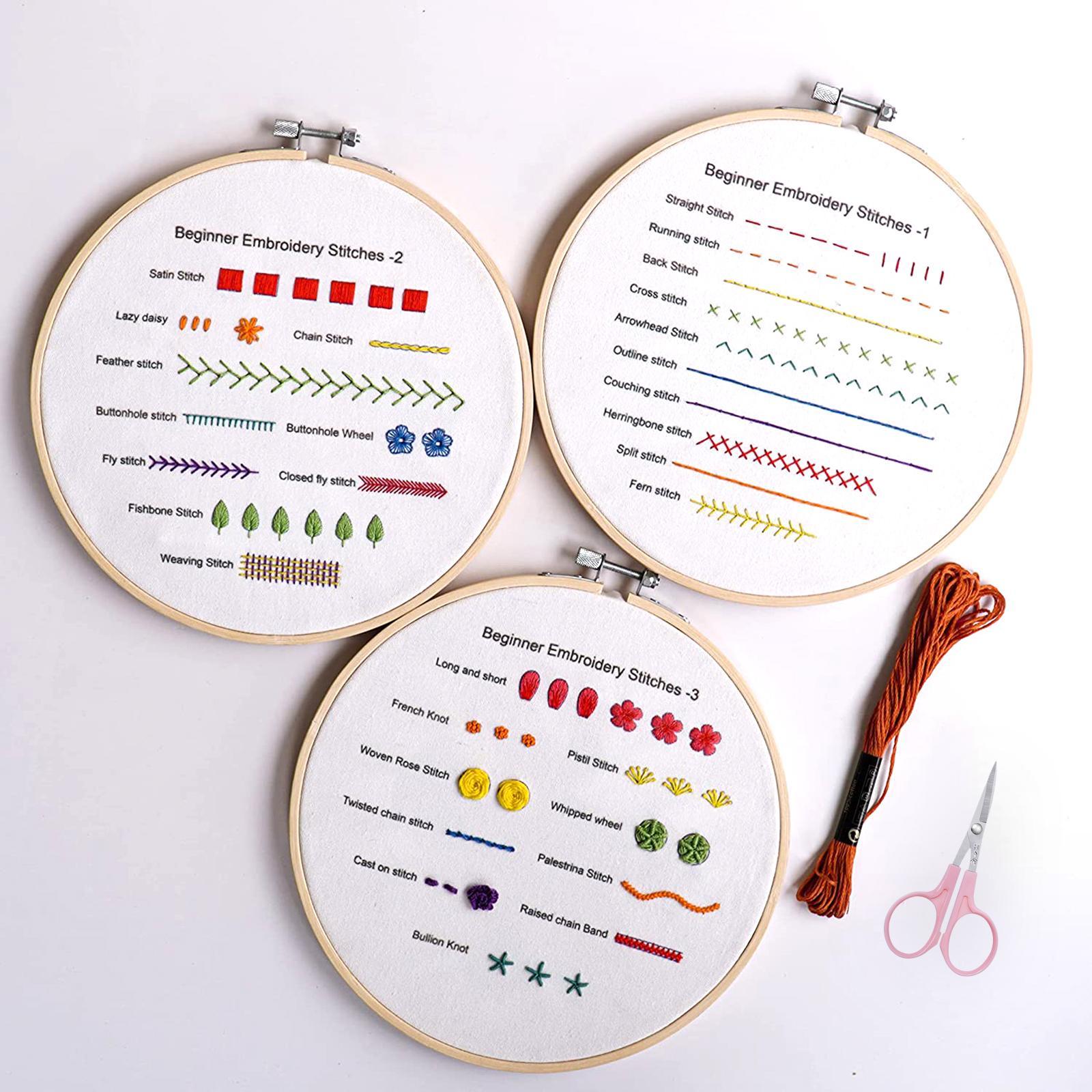 Embroidery Starter Kit Sewing  Stitch with Stitches  DIY