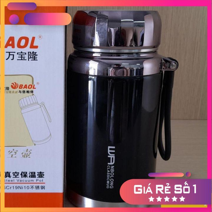 Bình giữ nhiệt kim cương 1lit hàng inox 304 dày đẹp giữ nhiệt 12h