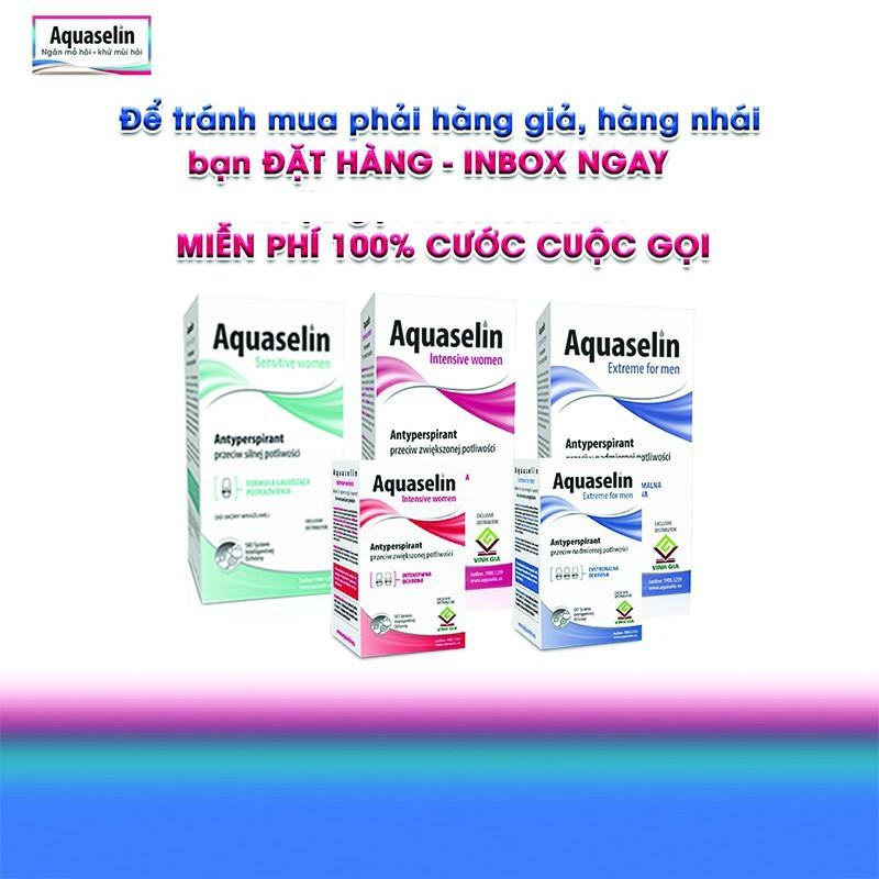 Lăn khử mùi dành cho nữ Aquaselin 50ml (loại nhẹ)