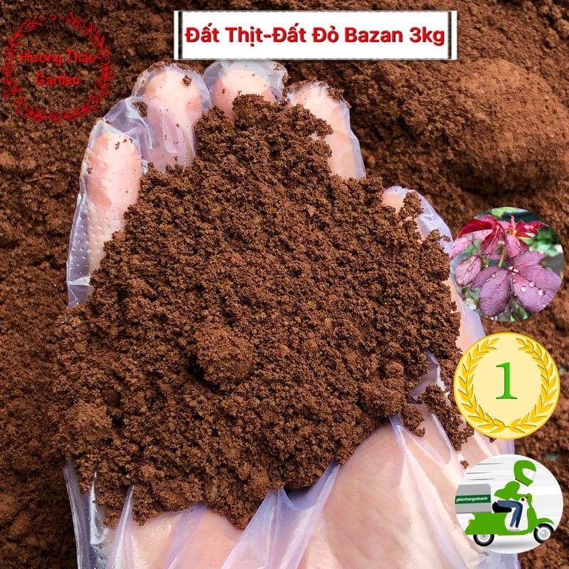 Đất Đỏ Bazan, Đất Thịt Trồng Cây Túi 3kg