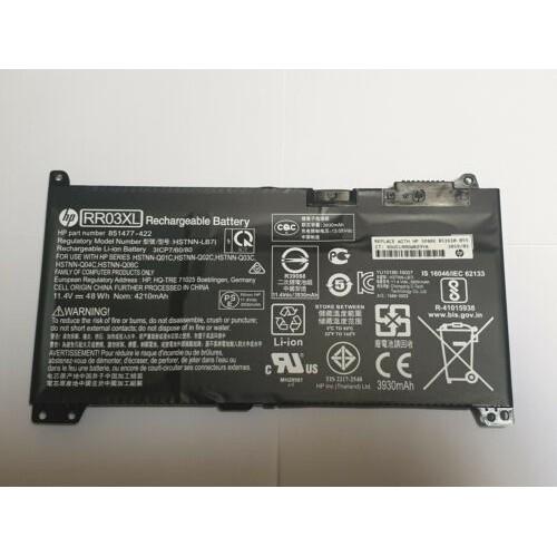 Pin Dùng cho Laptop HP ProBook 430 440 450 455 470 G4 HSTNN-Q02C HSTNN-Q03C HSTNN-Q04C HSTNN-Q06C 851610-855 RR03048XL 851477-832