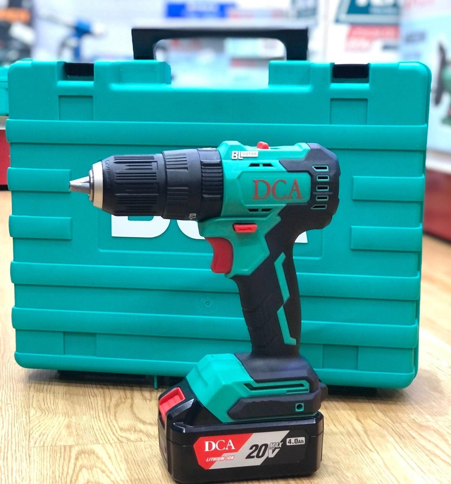 MÁY KHOAN BÚA KHÔNG CHỔI THAN DÙNG PIN 20V/2.0AHX1 DCA ADJZ2050IDM - HÀNG CHÍNH HÃNG