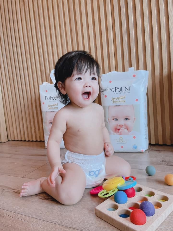 Tã quần Popolini size L 46 miếng 9-14kg