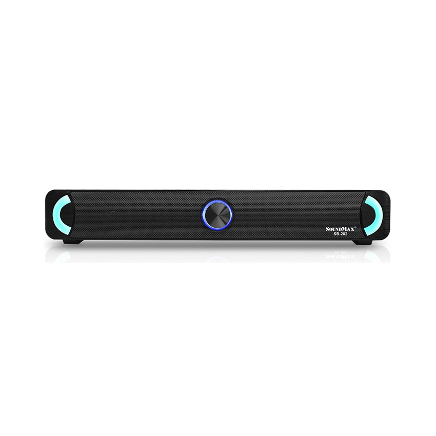 LOA SOUNDMAX 2.1 CHANNEL SUBWOOFER SYSTEM Soundbar SB202 LED RGB - Hàng chính hãng