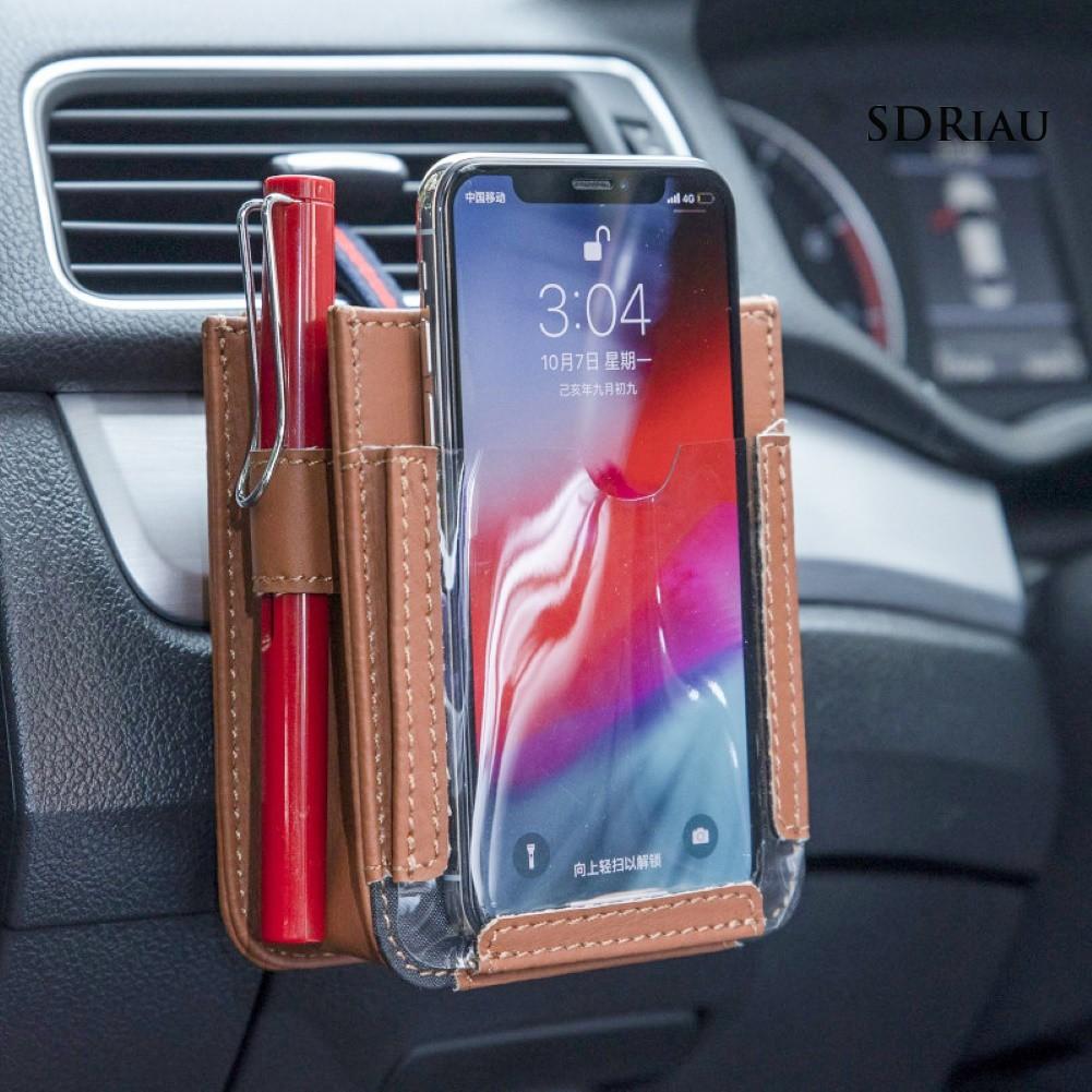 Túi Đựng Điện Thoại Gắn Lỗ Thông Gió Xe Hơi Tiện Dụng
