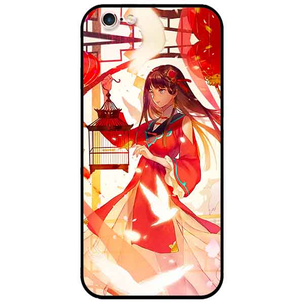 Ốp lưng in cho Iphone 6 Plus/ 6s Plus Mẫu Cô Gái Trung Hoa