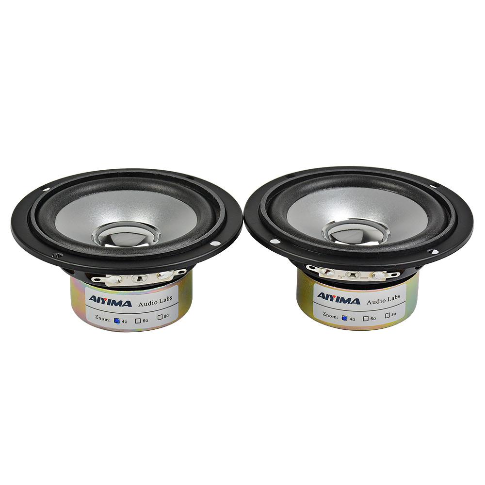 Aiyima 2pcs 3 inch loa bluetooth 3 inch 4 ohm 10w loa âm thanh máy tính tự làm loa HIFI LOUDSPEAKER STEREO Color: 8 Ohm 10W Speaker