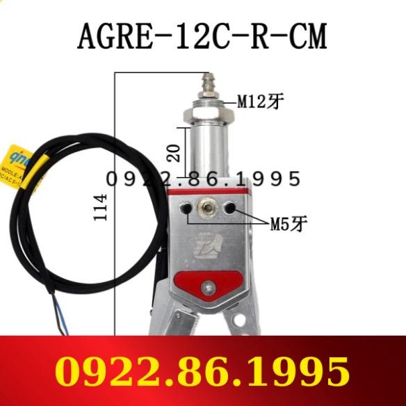 Giá Tốt + Bộ Điều Khiển Đồ Gá Mini Nhập Khẩu AGRE-12-R-CM Kẹp Khí Nén hàng mới