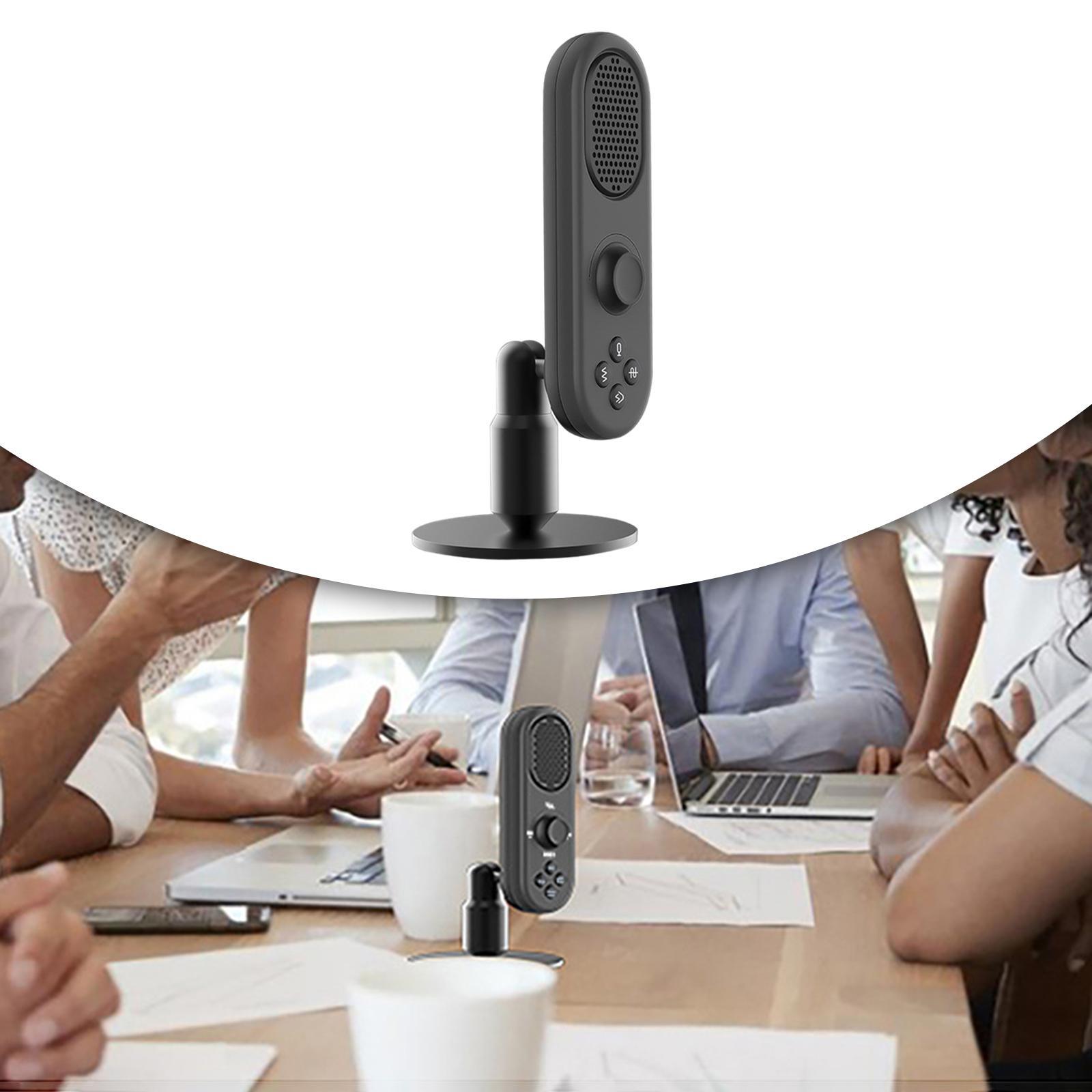 USB Condenser Microphone Speaker Plug and Play Youtube for Computer Meeting