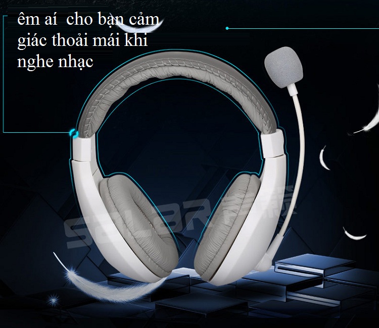 Tai Nghe Headphone Gaming Có Dây A.566 -Hàng Nhập Khẩu (Giao màu ngẫu nhiên)