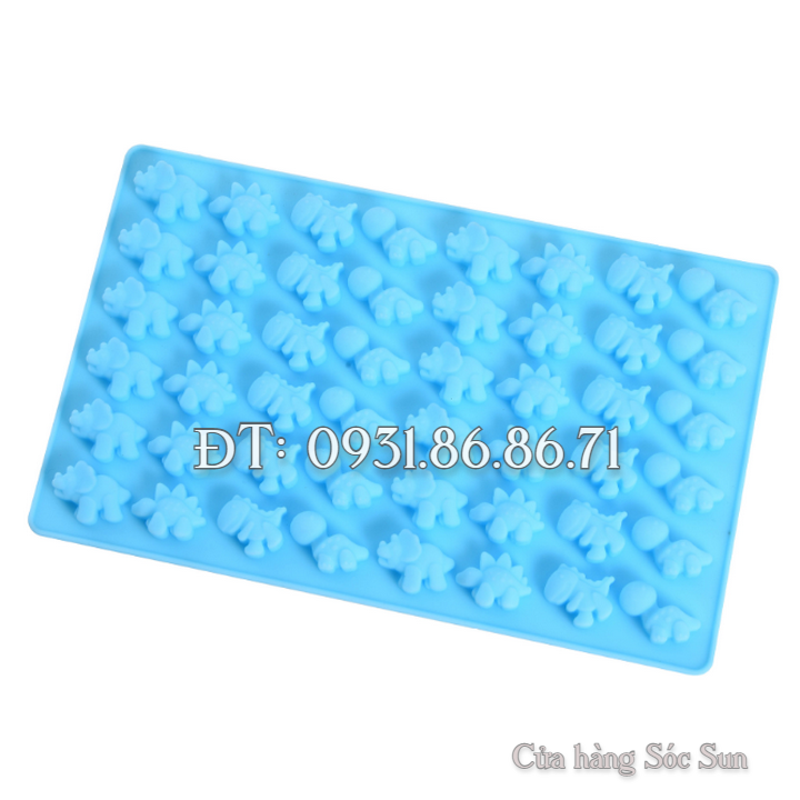 Khuôn silicon 48 con khủng long – Mã số 1431