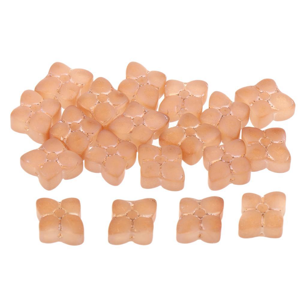 Beading Czech Glass Beads- 10mm Butterfly Beads Loose for DIY Bracelets,Necklaces,Earrings, Hair Accessories and Jewelry Making Pack of 20 Pieces