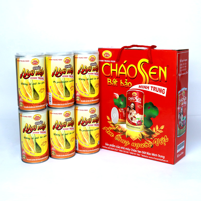 Cháo ngô nếp Minh Trung Lốc 3 lon