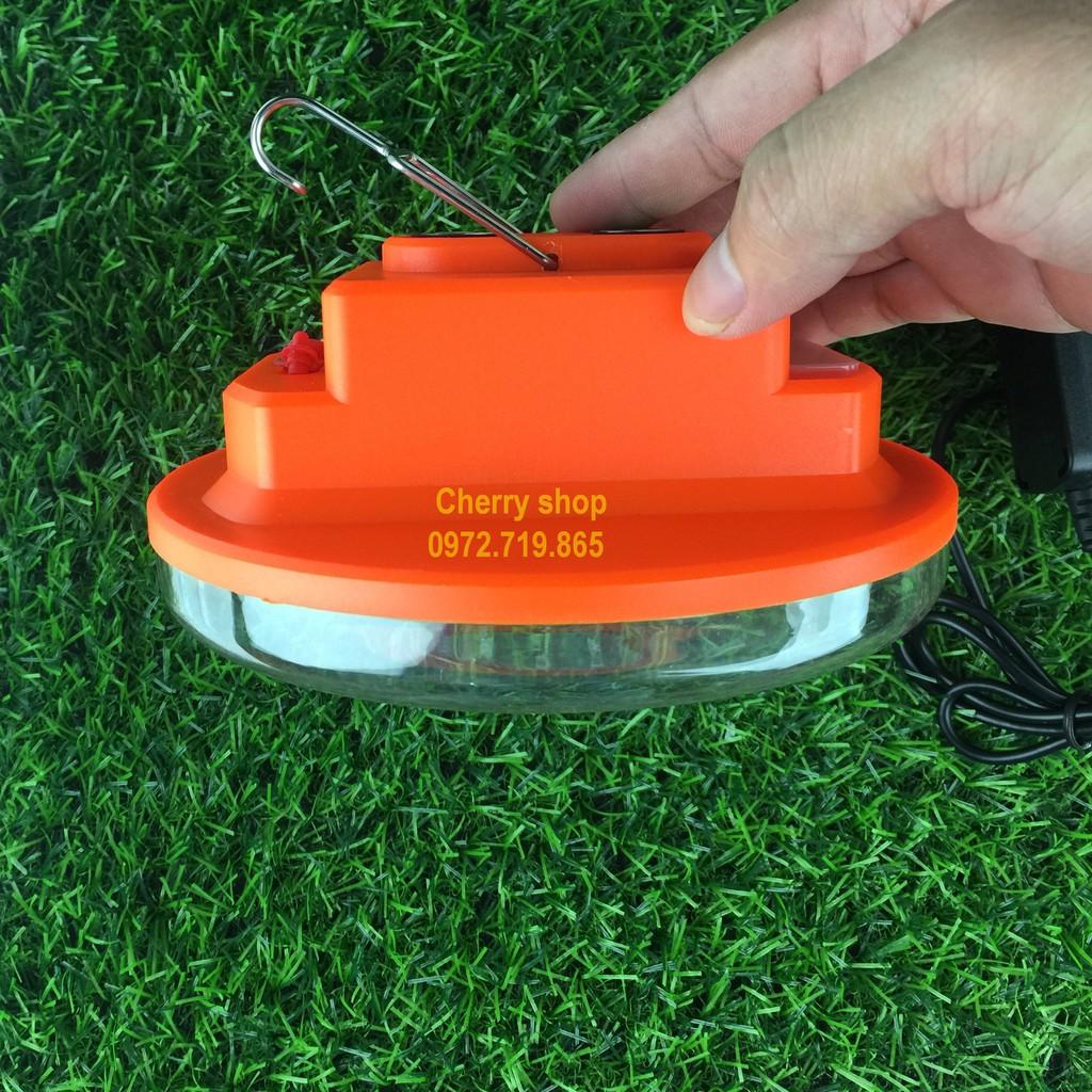 Bóng đèn tích điện 8h-10h loại 200w – 250w sạc tích điện LED có móc treo bóng tỏa sáng rộng siêu sáng