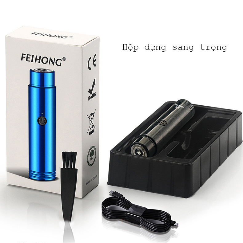 Máy Cạo Râu Điện Du Lịch Mini Đa Năng,Dùng Cho Cả Nam và Nữ Cạo Cơ Thể Mặt Sạc USB [ Màu Ngẫu Nhiên ]