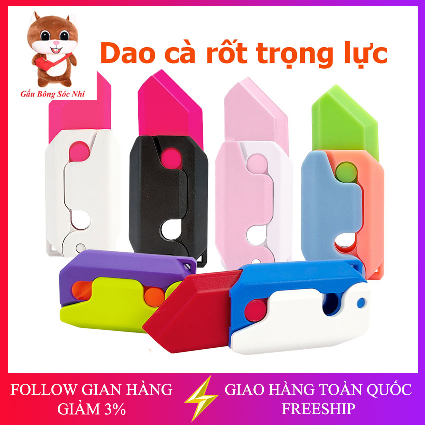 Dao cà rốt, đồ chơi trọng lực 3D hot trend quà tặng học sinh