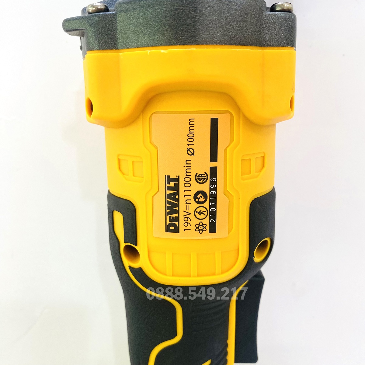 Máy Mài Góc - Máy Cắt Dùng Pin Cầm Tay Dewalt 199V Dùng Pin 10 Cells Siêu Trâu- Hàng Lõi Đồng, Không Chổi Than 3 Tốc Độ Tải - Chuyên Dùng Trong Các Loại Không Trình