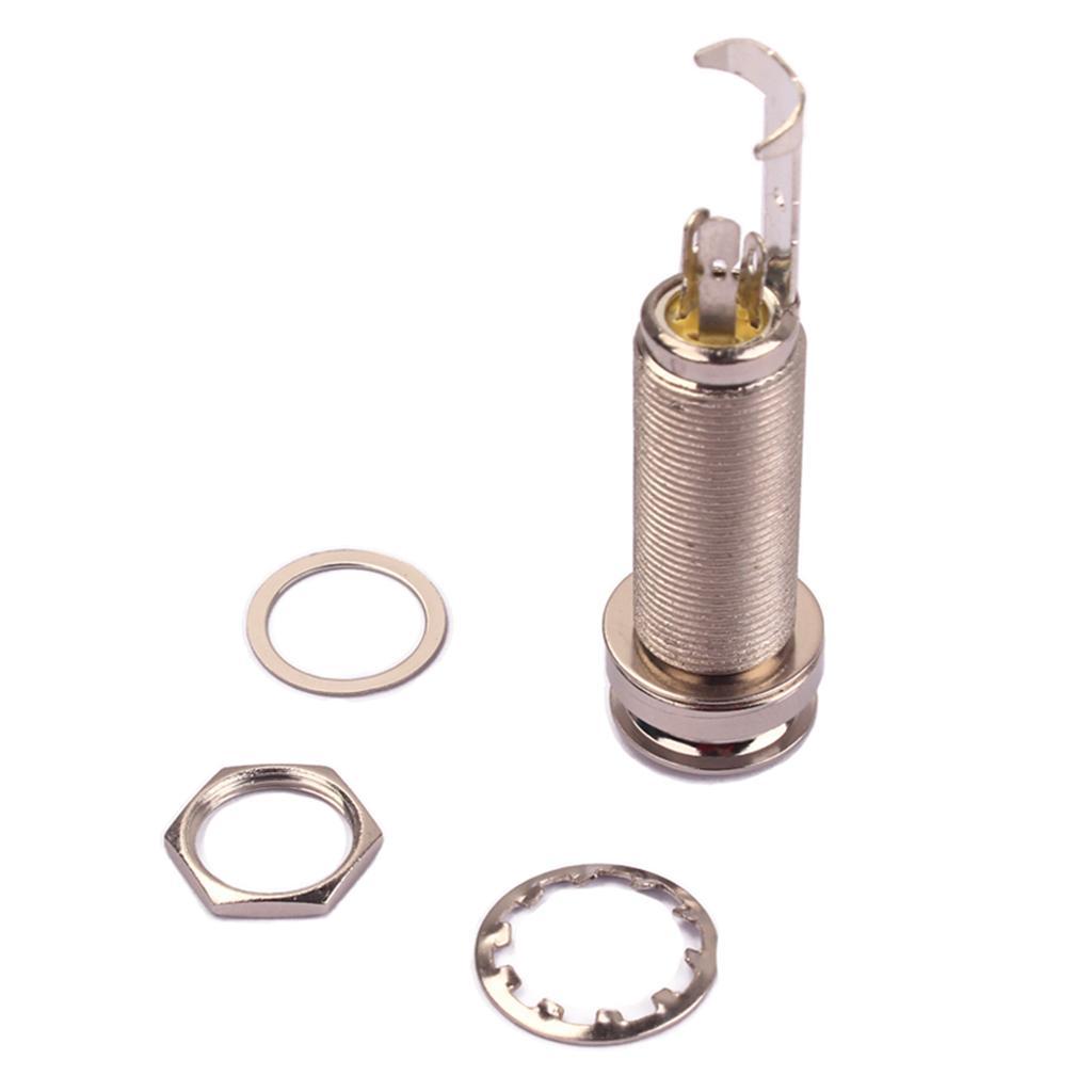 2X 1Pc Electric Guitar Tube Stereo Electric Bass Guitar Output Socket