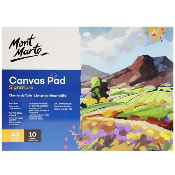 Vải Canvas Vẽ Mont Marte CAXX0023 (10 Tấm)