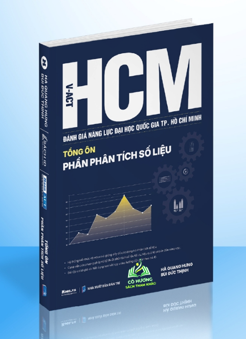 Sách ôn thi đánh giá năng lực TP Hồ Chí Minh - Tổng ôn phần phân tích số liệu #huongbook