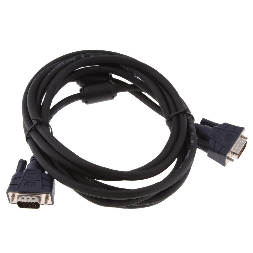 VGA Extension Cable Male to Male Monitor Video Adapter Cord 1080P