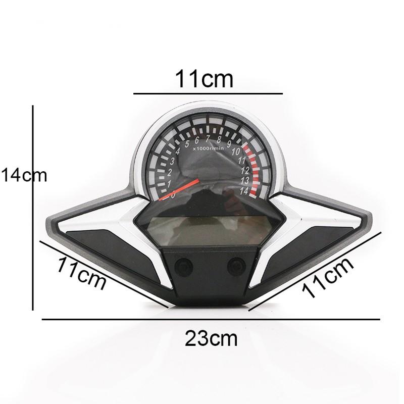 Đồng hồ đo tốc độ có đèn LED hiển thị cho xe máy