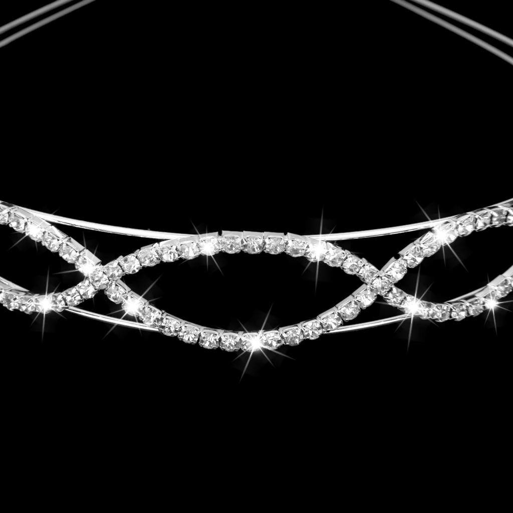Wedding Bridal Bridesmaid Crystal Rhinestone Headband Tiara