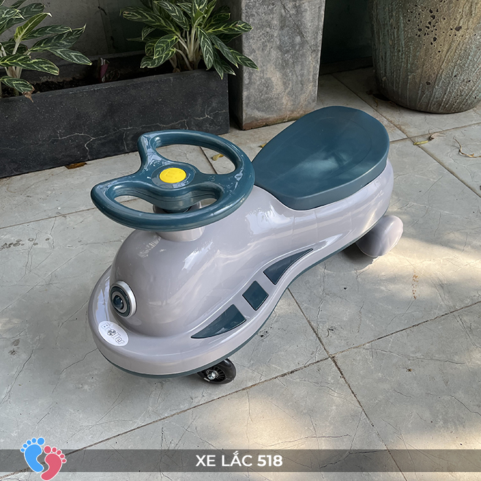 Xe lắc trẻ em có nhạc, có đèn tải trọng cao BABY PLAZA SC-518