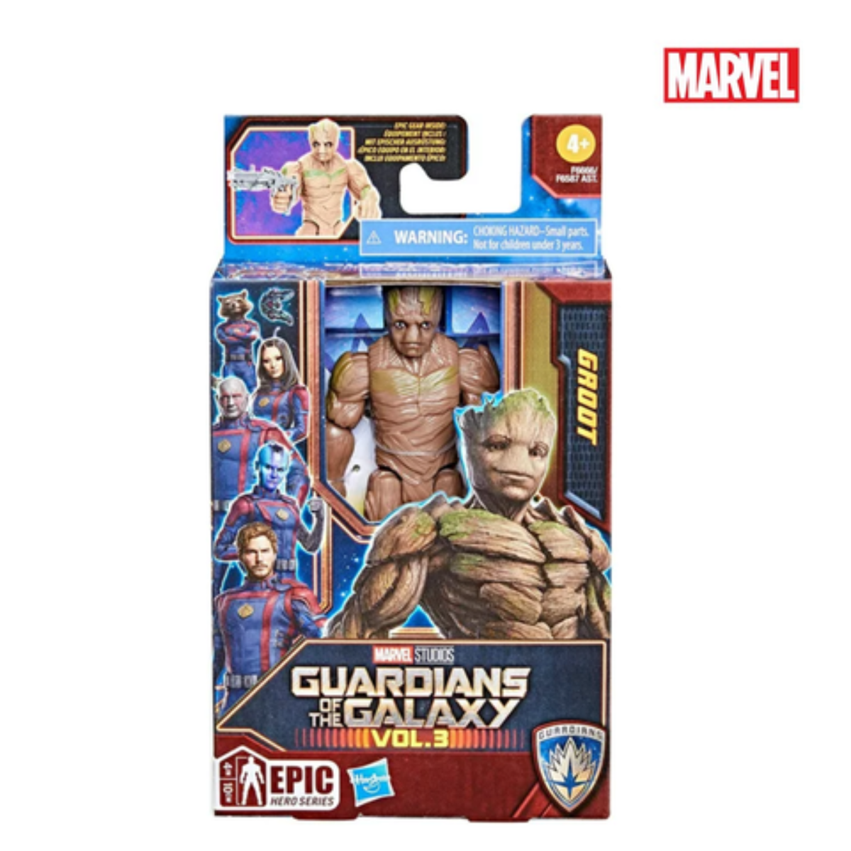 Đồ chơi siêu anh hùng 10cm Guardians Groot 10cm Marvel