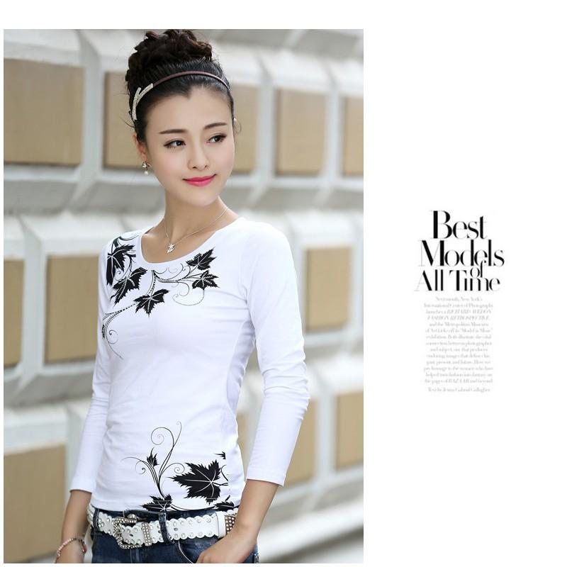 Áo Thun Nữ Đính Đá sang chảnh Hàng Quảng Châu thun Cotton ko xù lông