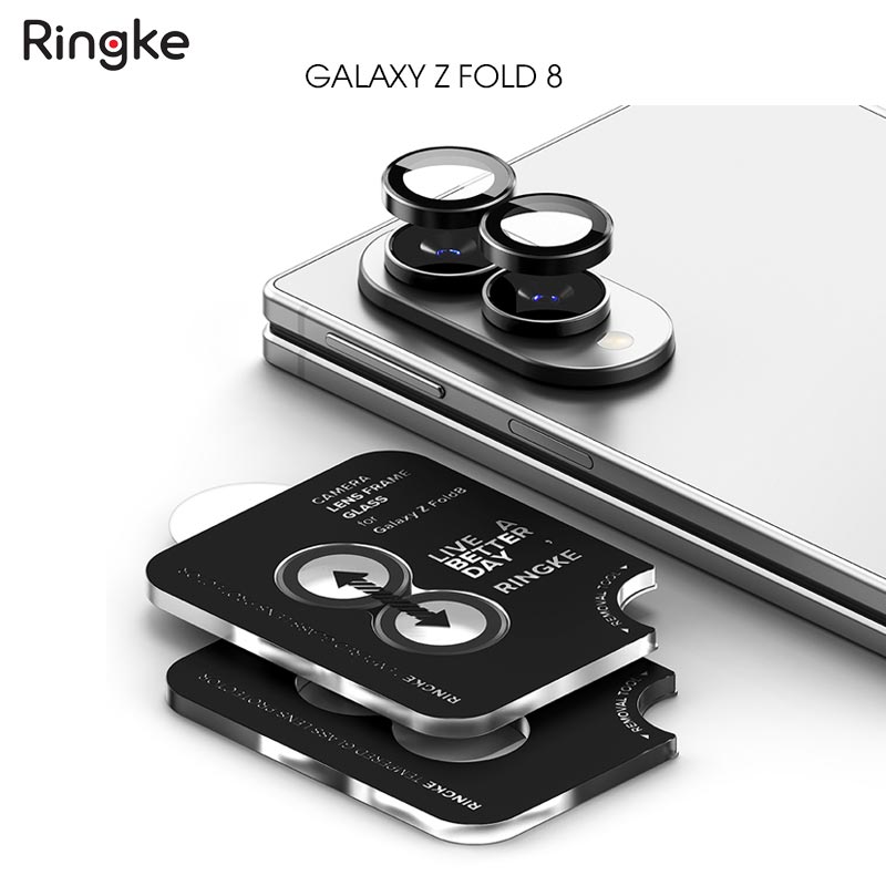 [Combo 2] Dán camera cho Samsung Galaxy Z Fold 8 RINGKE Lens Frame Glass - Hàng Chính Hãng
