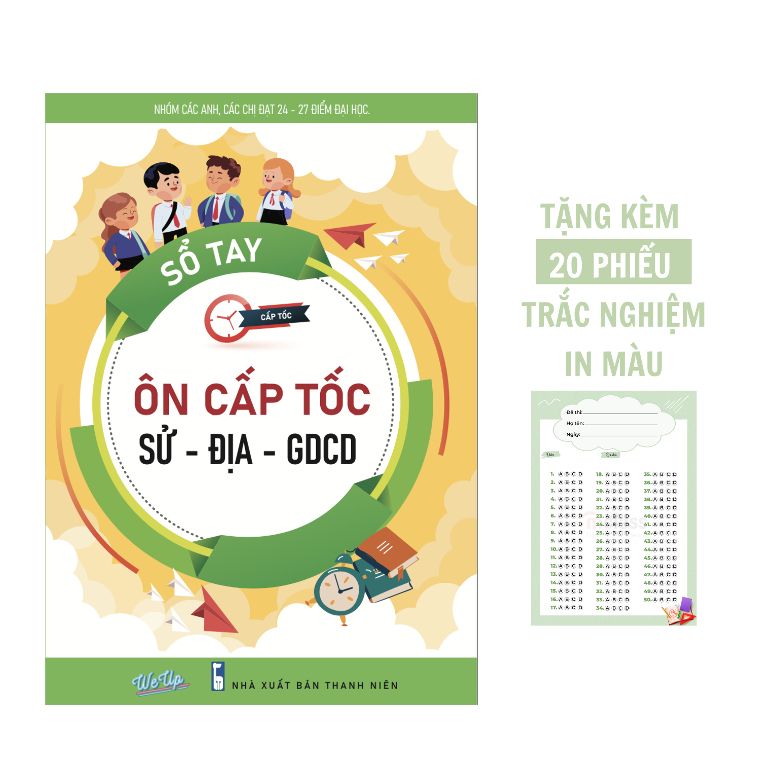 Sách - Ôn CẤP TỐC Xã Hội 12 Sử Địa GDCD