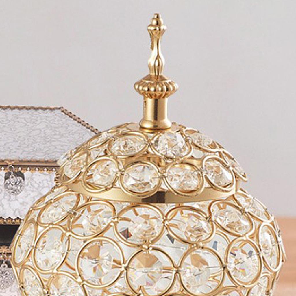 2 Pieces Crystal Crystal Tealight Candle Holder