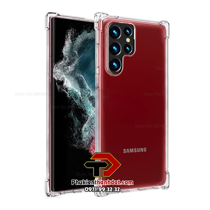 Ốp lưng dành cho SamSung Galaxy S22 Ultra trong suốt chống sốc bảo vệ camera sau