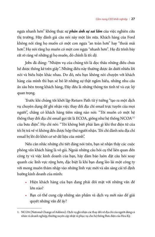 Sách Cẩm Nang CEO Khởi Nghiệp