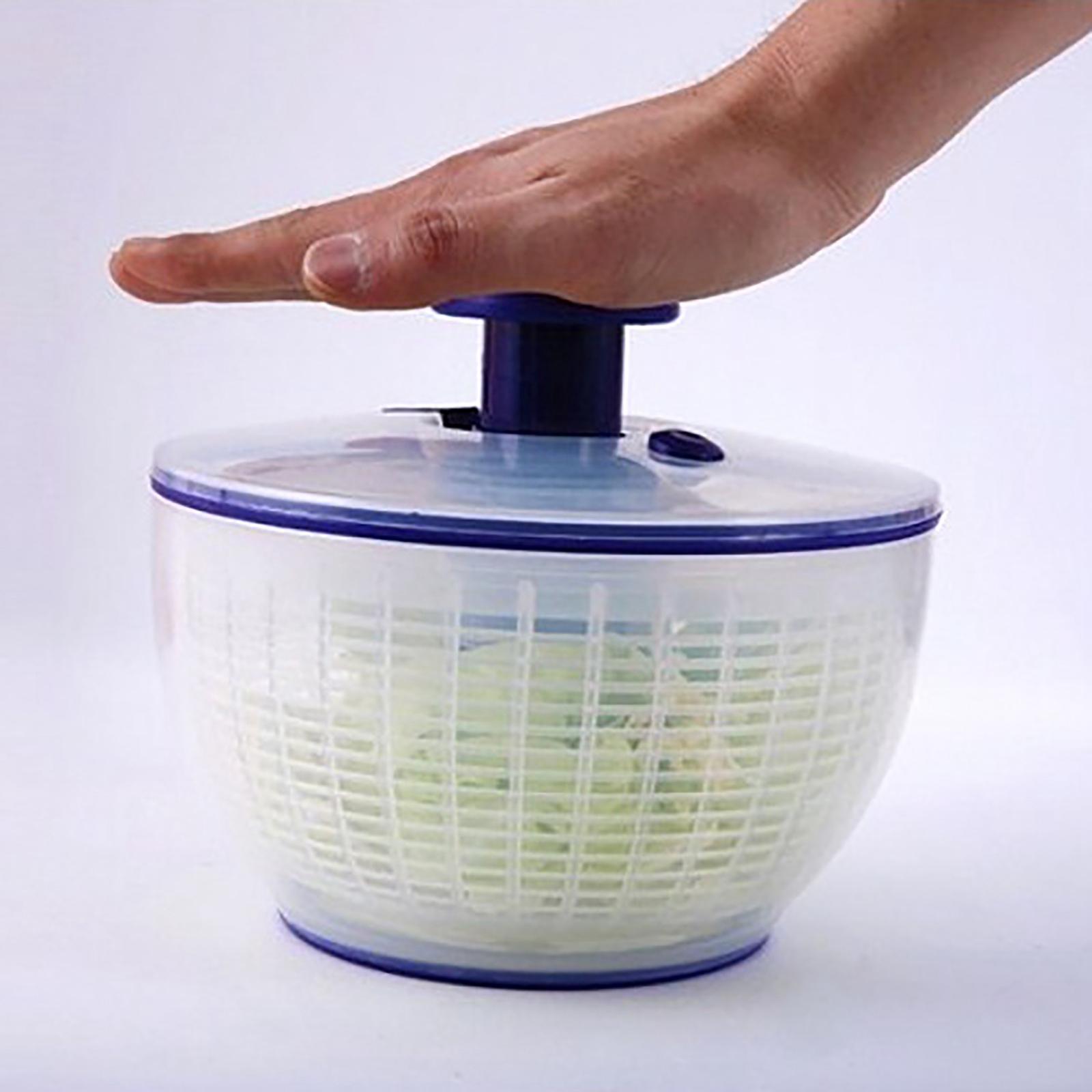 Salad Manual Fruits Vegetables Dryer Drainage Basket