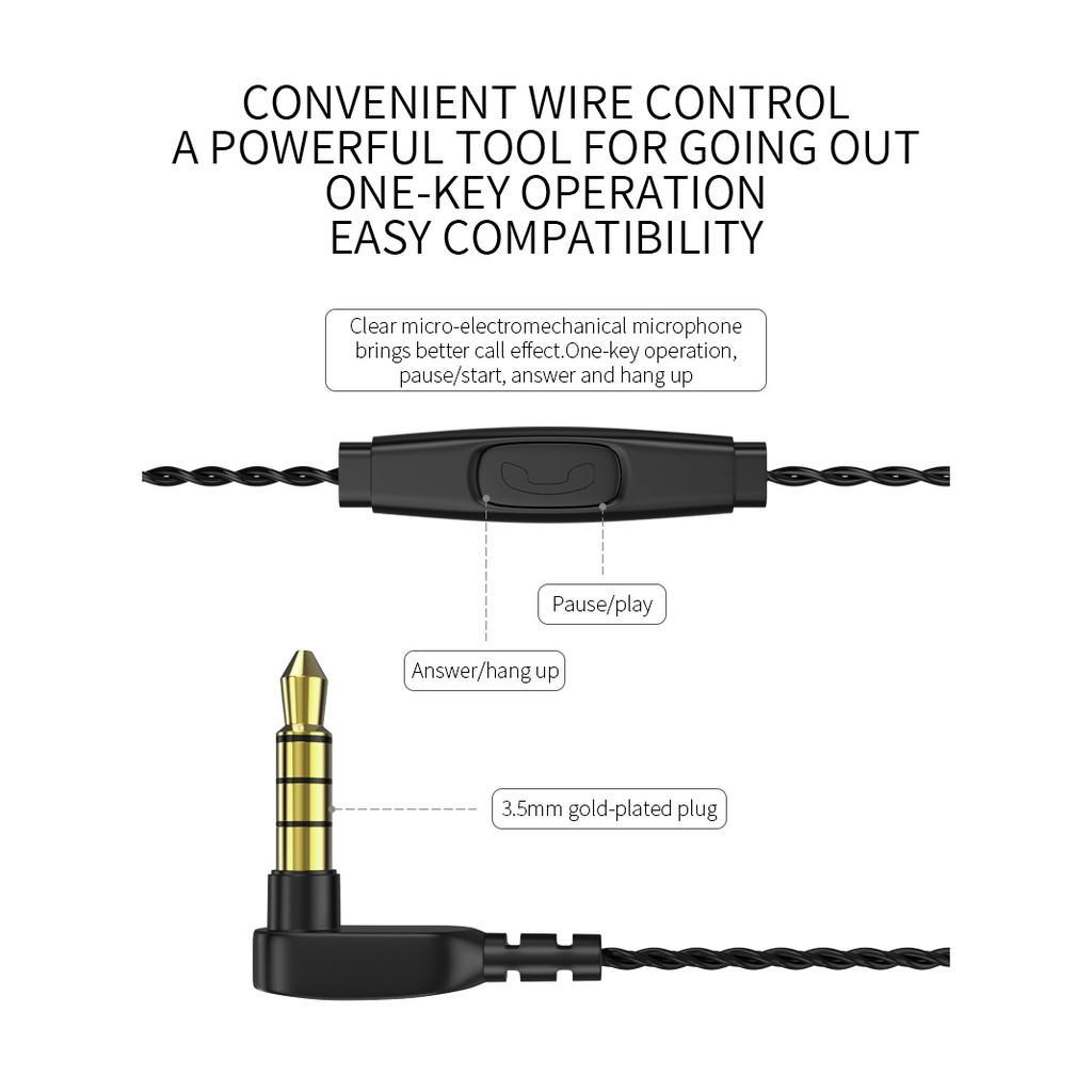 Tai Nghe Nhét Tai Blon Bl-05S Bl05S 3rd 10mm Hifi Với Giắc 3.5mm Mạ Vàng