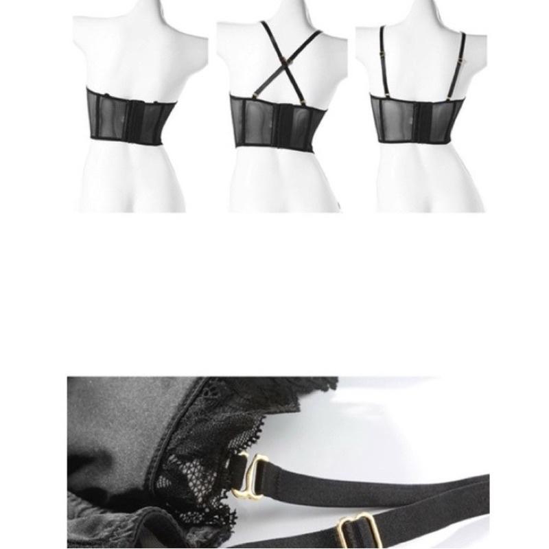Áo Croptop Corset Nữ Phối Ren Cao Cấp Kèm Chip - Toplette Gợi Cảm - Đồ Lót Quyến Rũ - Nội Y Sexy
