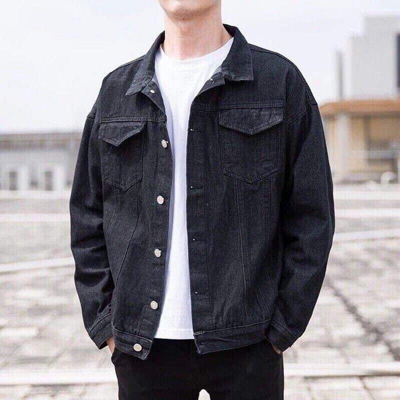 Áo khoác jean nam thời trang hàn quốc siêu chất cao cấp - Hot New 2021