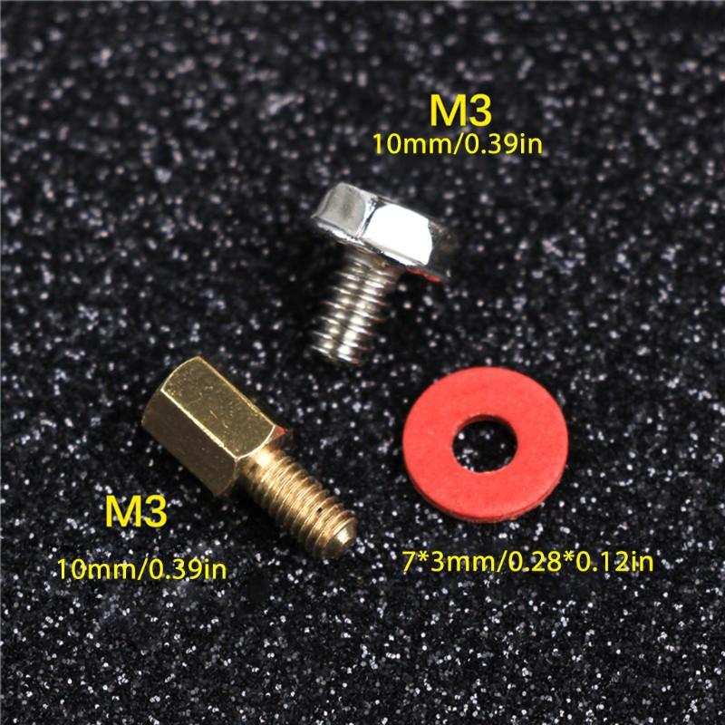 Set 20 Vòng Đệm Màu Đỏ 6.5mm 6-32-m3 Cho Bo Mạch Chủ Máy Tính