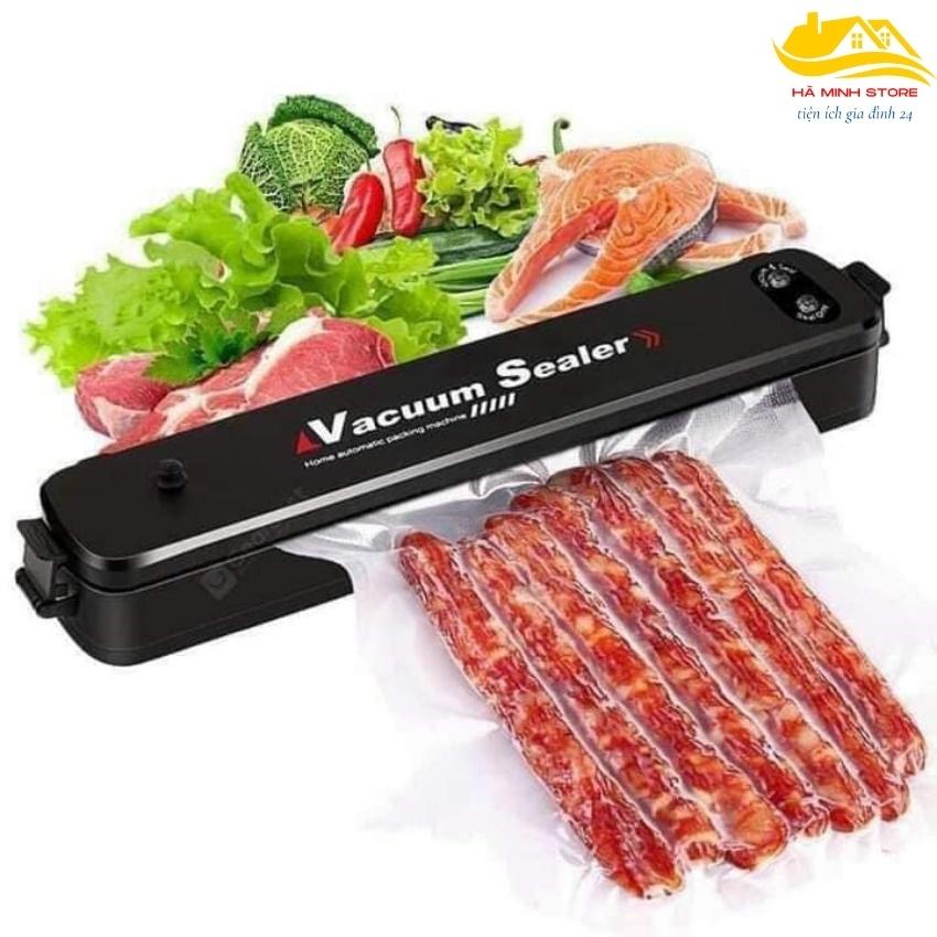 Máy Hút Chân Không Thực Phẩm, Kèm Hàn Miệng Túi Vacuum Sealer, Máy Hút Chân Không Gia Đình, Hút Chân Không