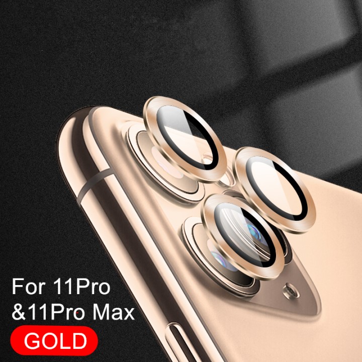 Combo Kính Cường Lực và Vòng Bảo Vệ Camera cho iPhone 11 Pro Max, 11, 11 Pro