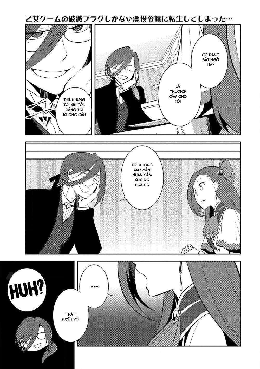 Sau khi được tái sinh, tôi bị kéo vào game Otome với vai trò nữ ác nhân và bị gắn toàn Flag đen... chapter 31.1 7