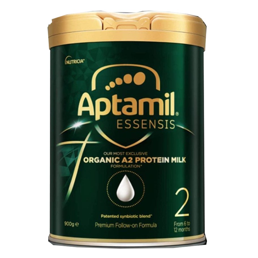 Sữa APTAMIL ESSENSIS ORGANIC A2 Số 2 - Aptamil xanh hữu cơ đạm sạch ( Dành cho tre 6 - 12 tháng)