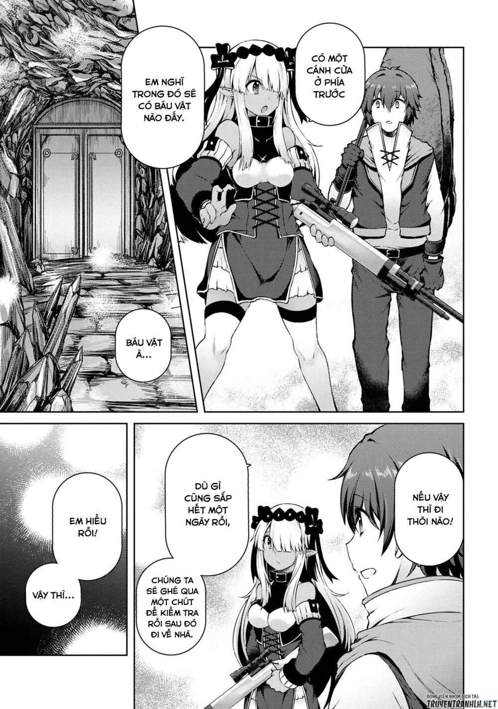 ngôi nhà của tôi đã bị đốt cháy, thế thì tại sao tôi không dùng hết số tiền còn lại để mua nô lệ dark elf? chapter 4 8