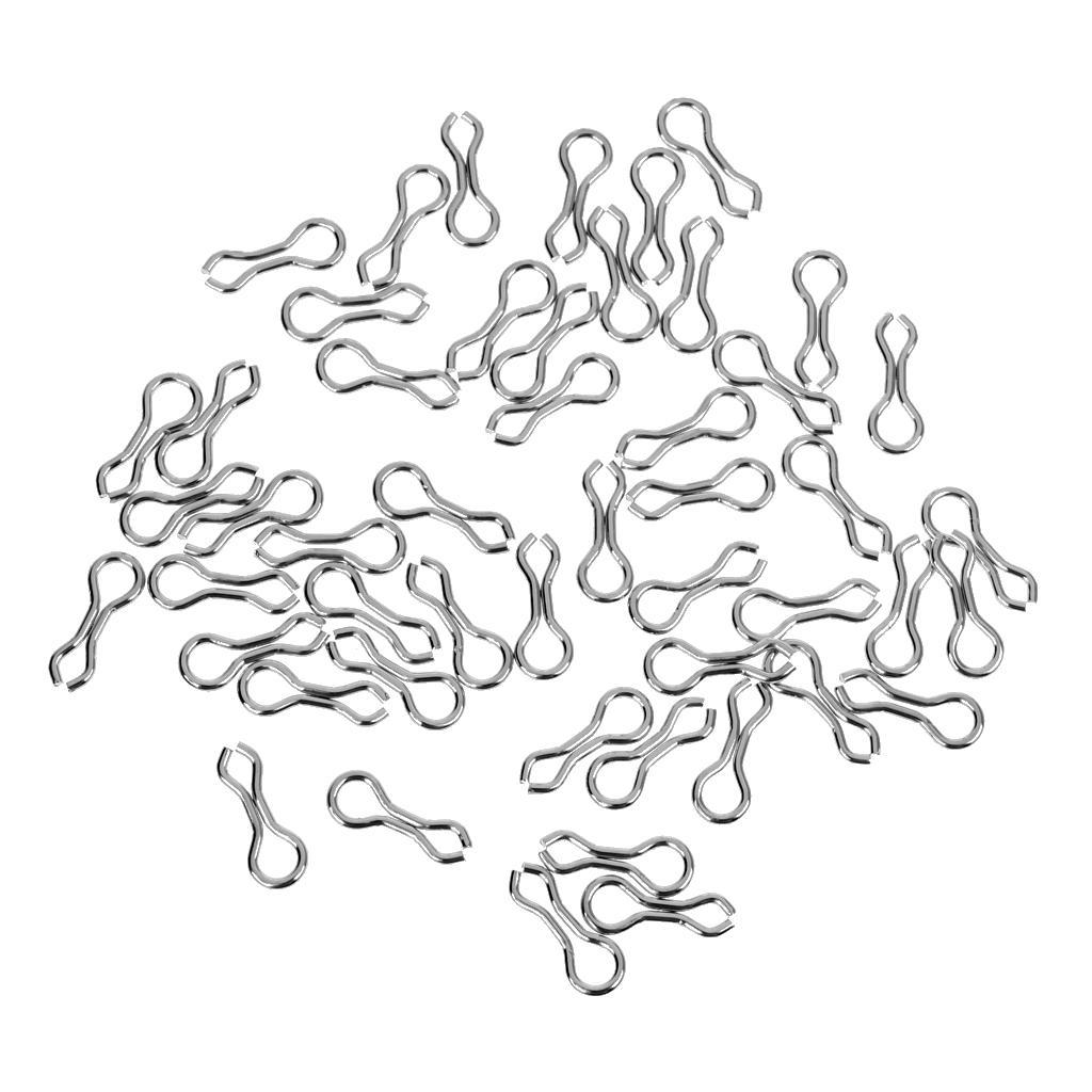 50 Pieces Alloy Brass Eye Grommets for Weight Mold Material