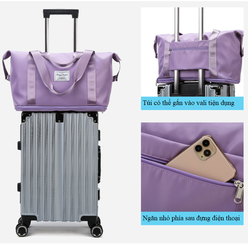 Túi du lịch, túi 2 tầng, túi xách 2 tầng đựng đồ đa năng nhiều ngăn có ngăn đựng đồ ướt với nhiều màu sắc lựa chọn TT007