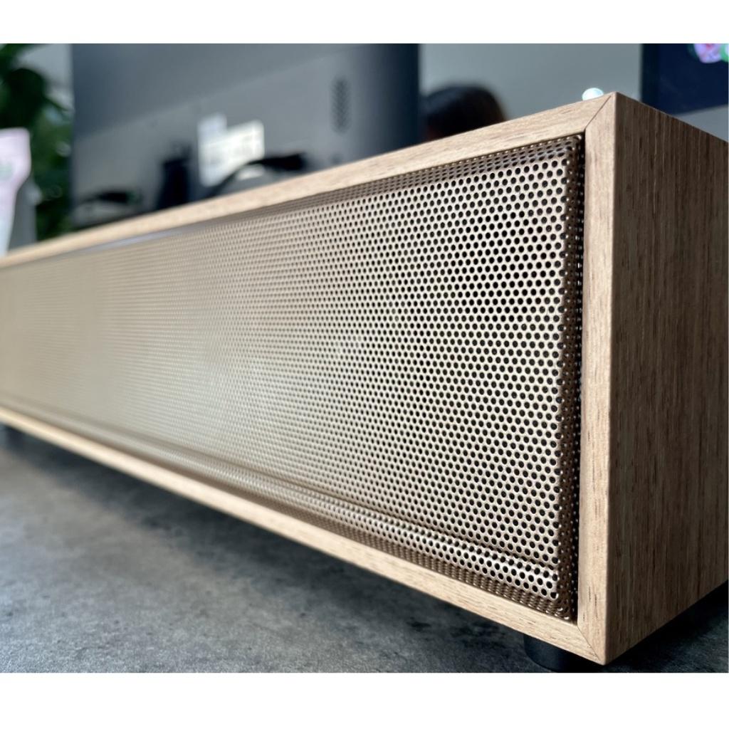 Loa BROWN không dây cổ điển MINPRO loa bluetooth vỏ gỗ kết nối tivi, pc nghe nhạc cao cấp