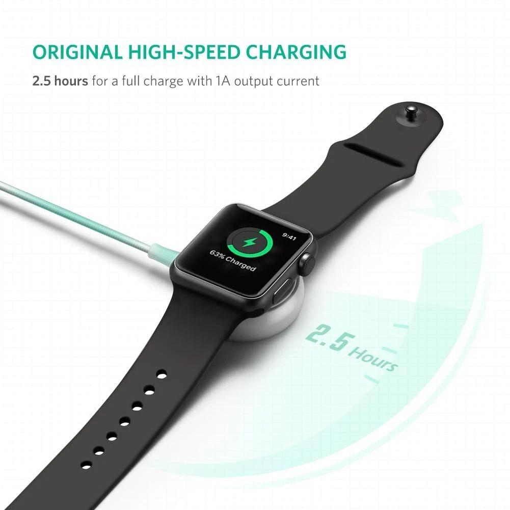 Ugreen UG50518CD177TK 1M sạc từ tính không dây MFI cho Apple Watch - HÀNG CHÍNH HÃNG