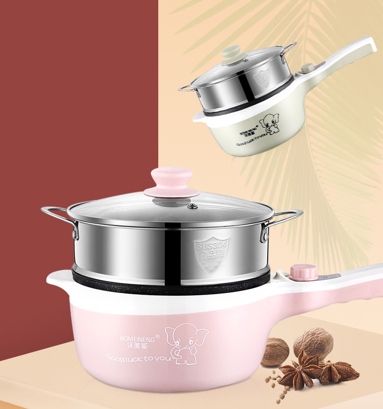 Chảo điện kiêm nồi lẩu điện chống dính nhà bếp cao cấp- Giao ngẫu nhiên